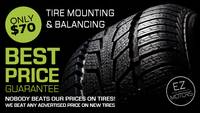 Tire Mounting and Balancing