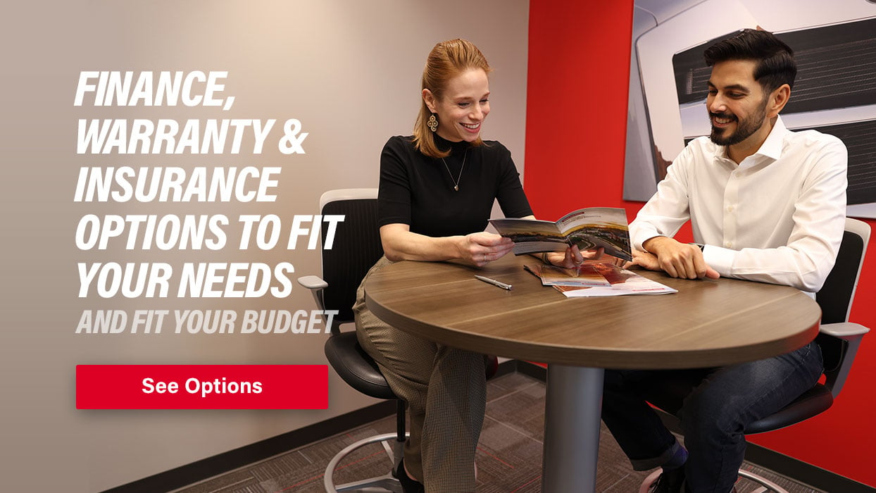 UFinance, warranty and insurance options to fit your needs and fit your budget – See Options