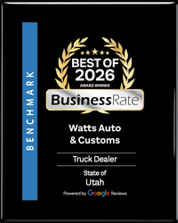 Watts Auto & Customs - 2026 Best of BusinessRate Award, Truck Dealer, State of Utah