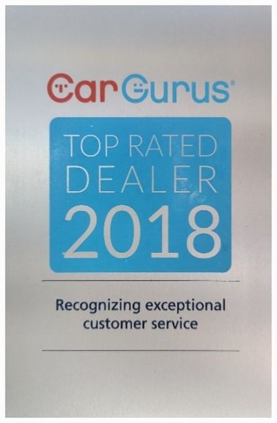 2018 Top Rated Dealer, CarGurus