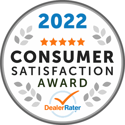 2022 Consumer Satisfaction Award, DealerRater