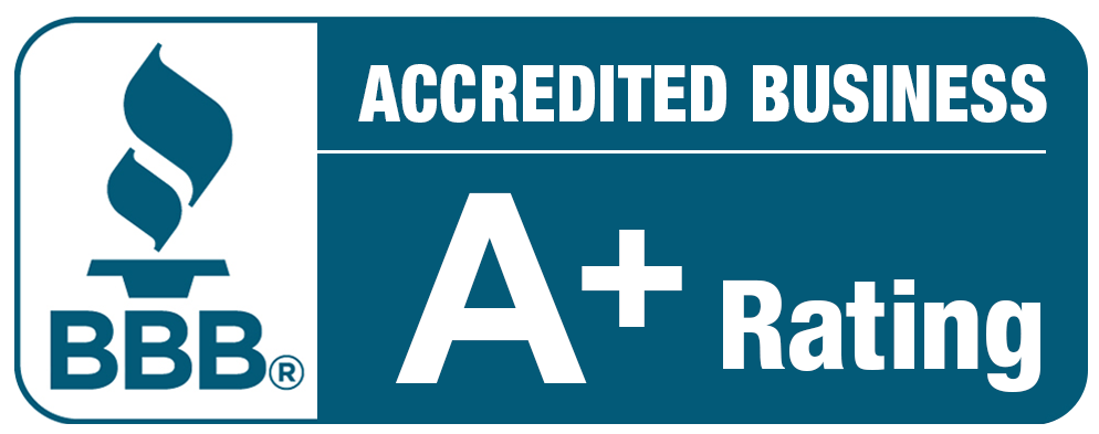 BBB Accredited Business A+ Rating.