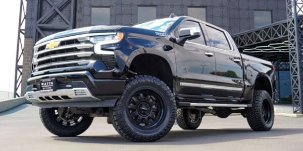 Image of a lifted Chevy