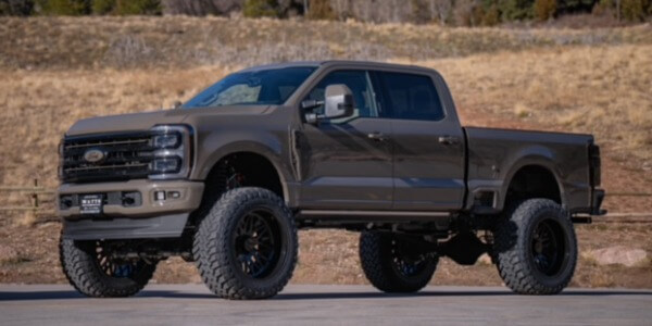 Image of a lifted diesel