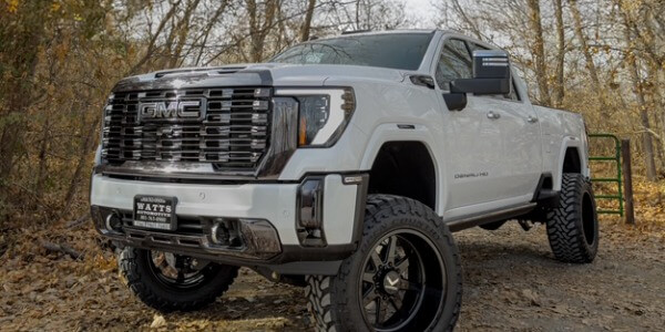 Image of a lifted GMC