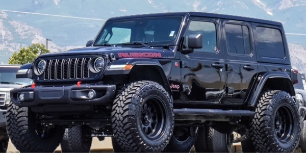 Image of a lifted Jeep