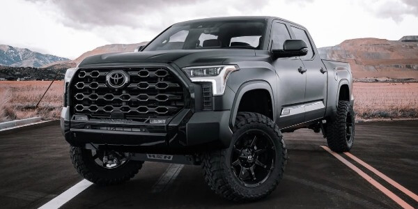 Image of a lifted Toyota