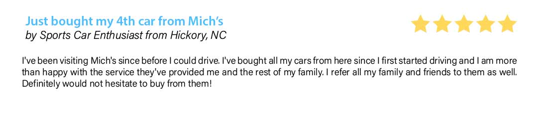 Michs Foreign Cars Client Review
