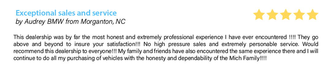 Michs Foreign Cars Customer Review