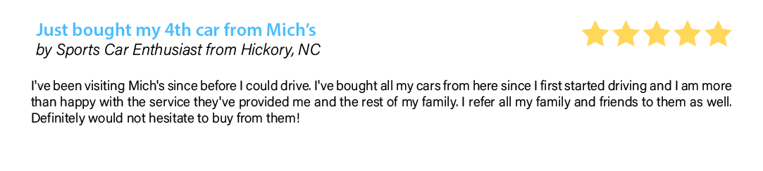 Michs Foreign Cars Customer Review