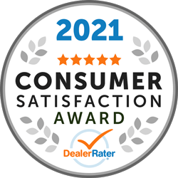 Consumer Satisfaction Award 2021 | Dealer Rater