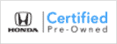 Honda Certified Pre-Owned Vehicle
