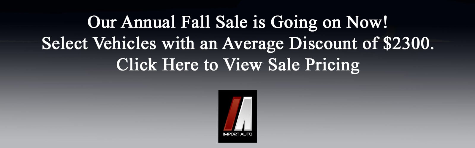 Fall Sale 2025