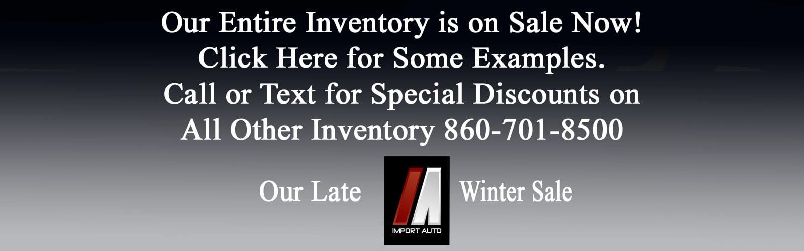 2026 Late Winter Sale