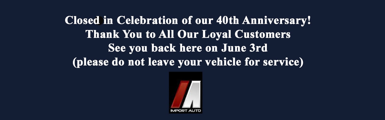 40th Annivesary
