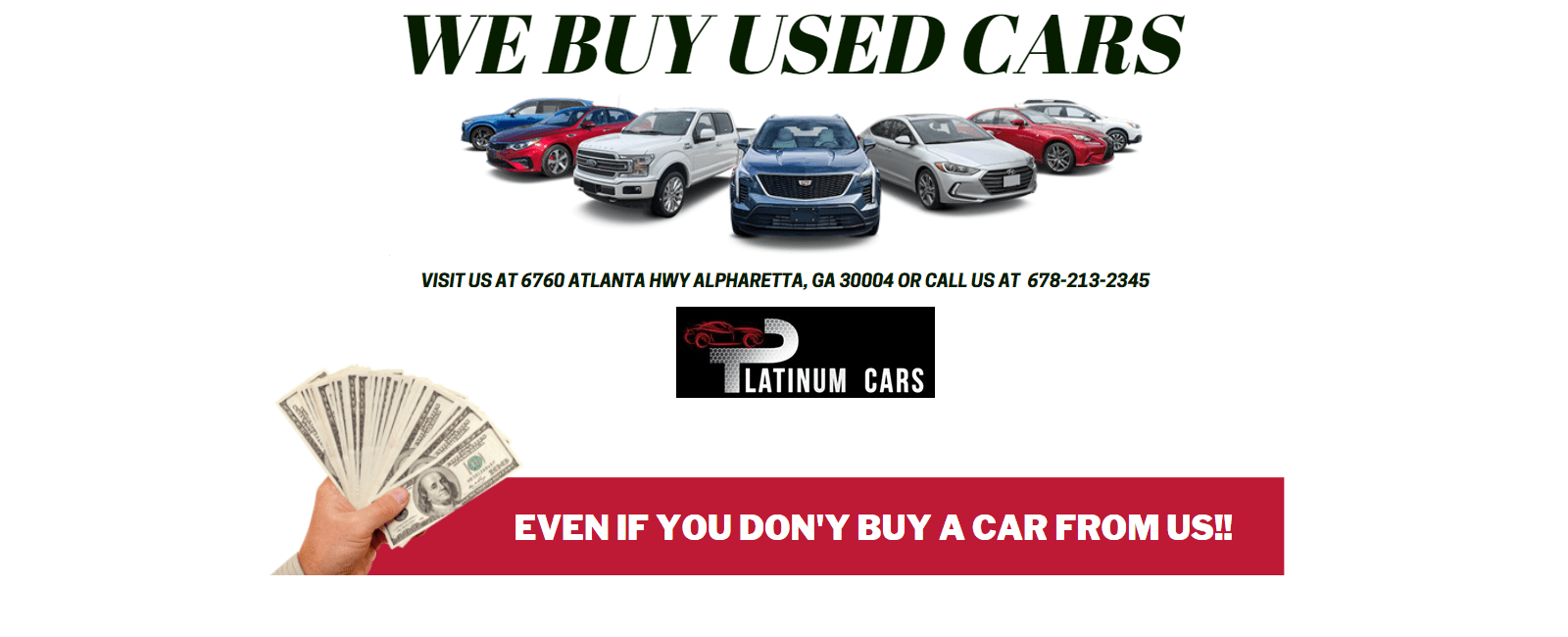 Platinum Cars Alpharetta - Serving Roswell, Alpharetta, and Cumming, GA