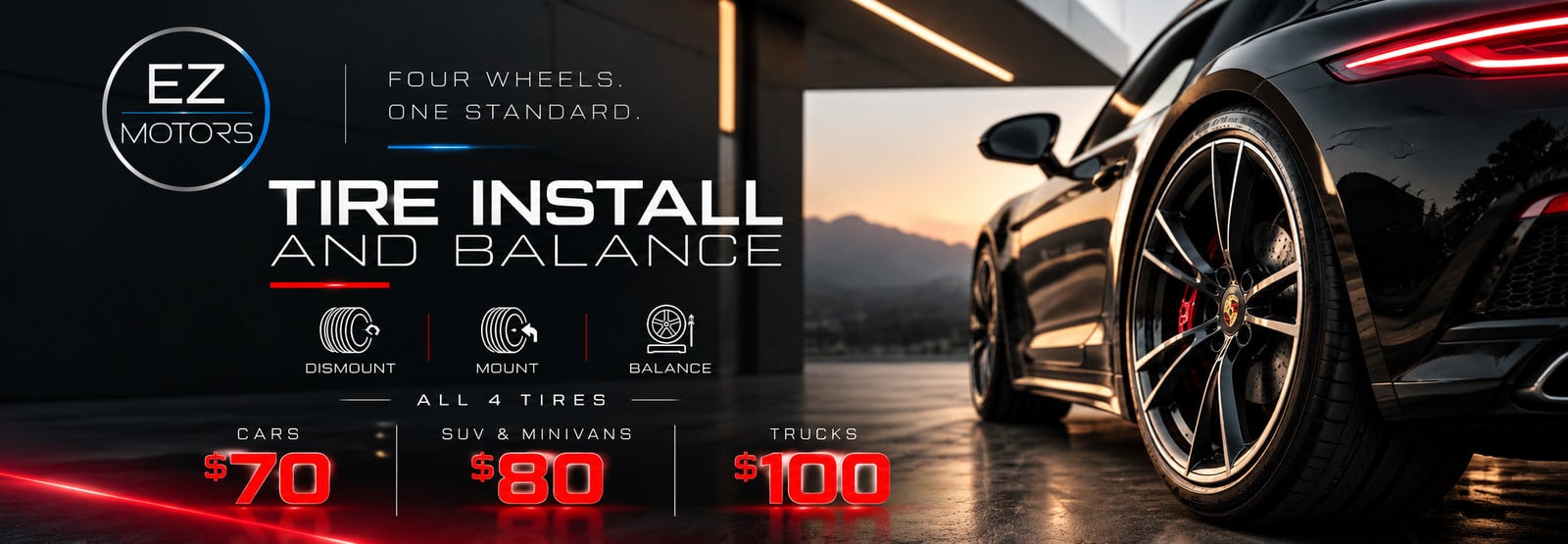 Tire Install and Balance