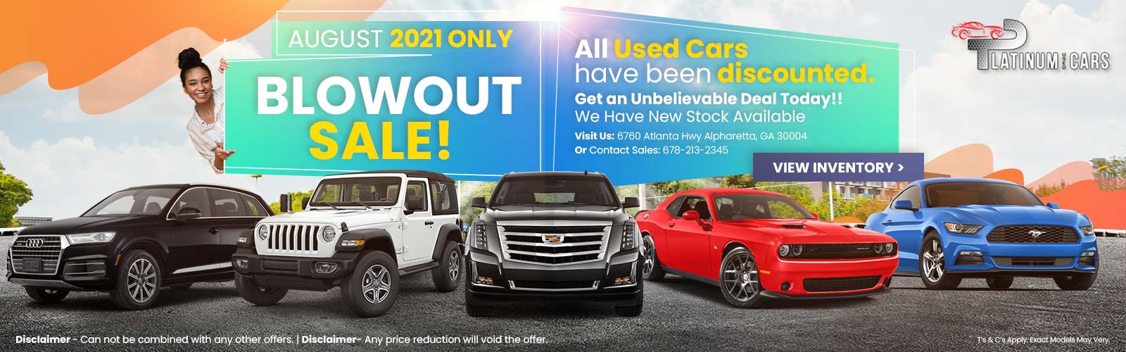 Used Cars For Sale in Alpharetta and Marietta. Platinum