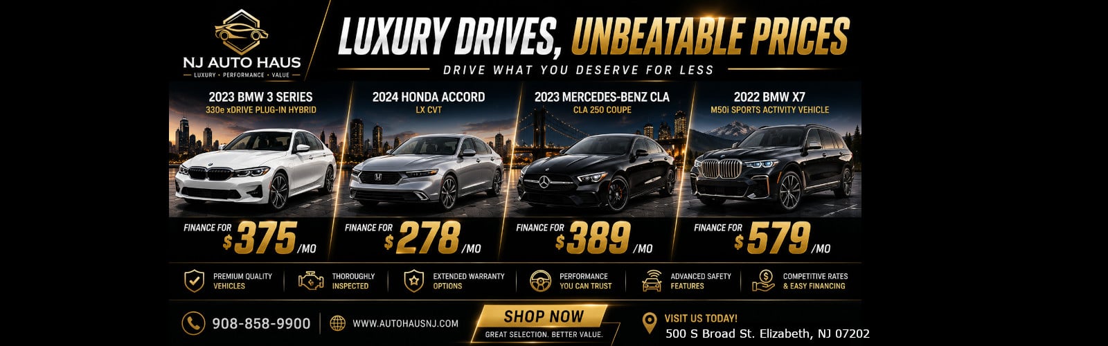 Luxury Driving Unbeatable Prices