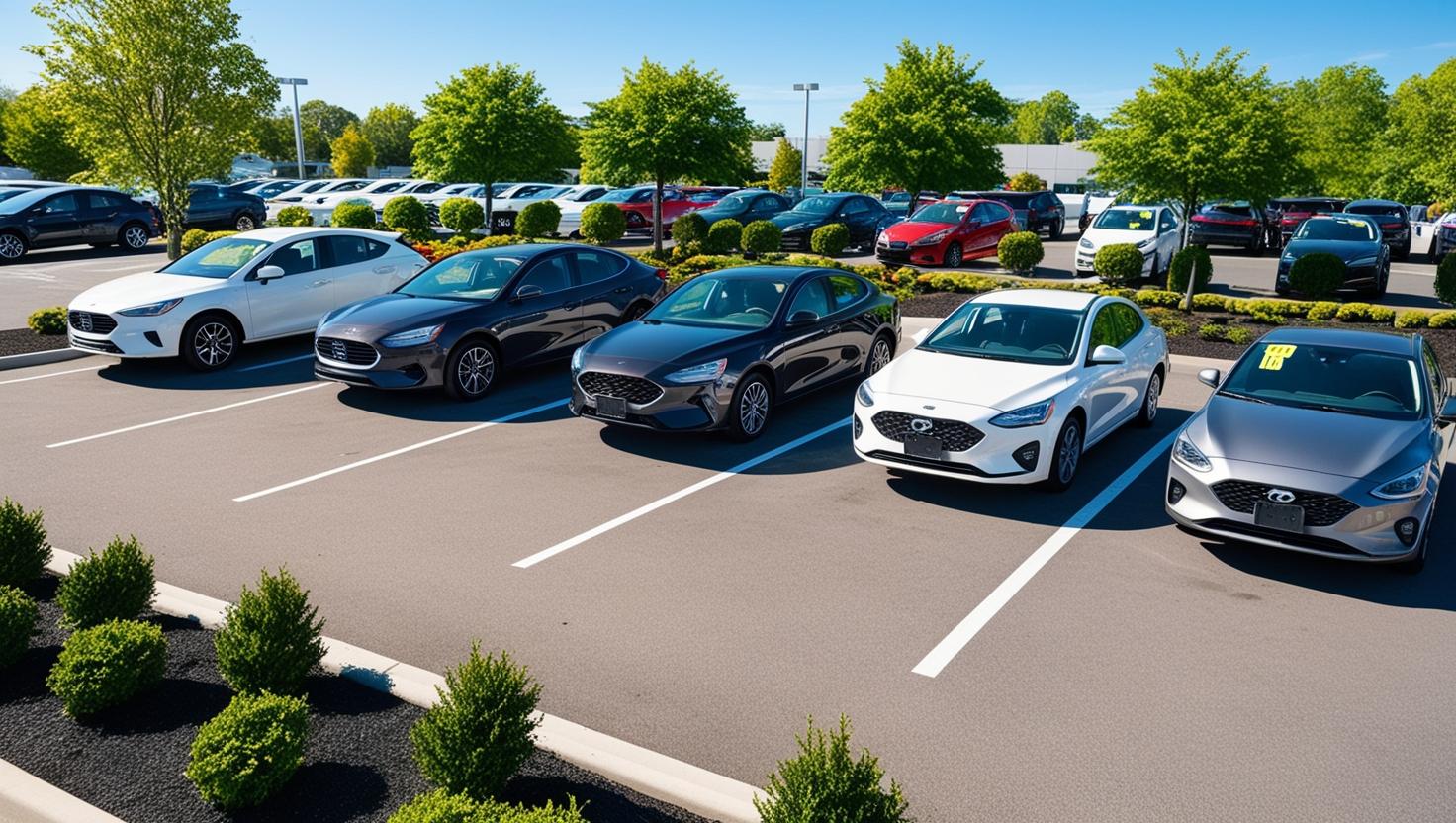 Dealership Parking Lot