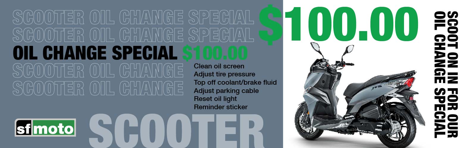 Scooter Oil Change Special 04_01_25