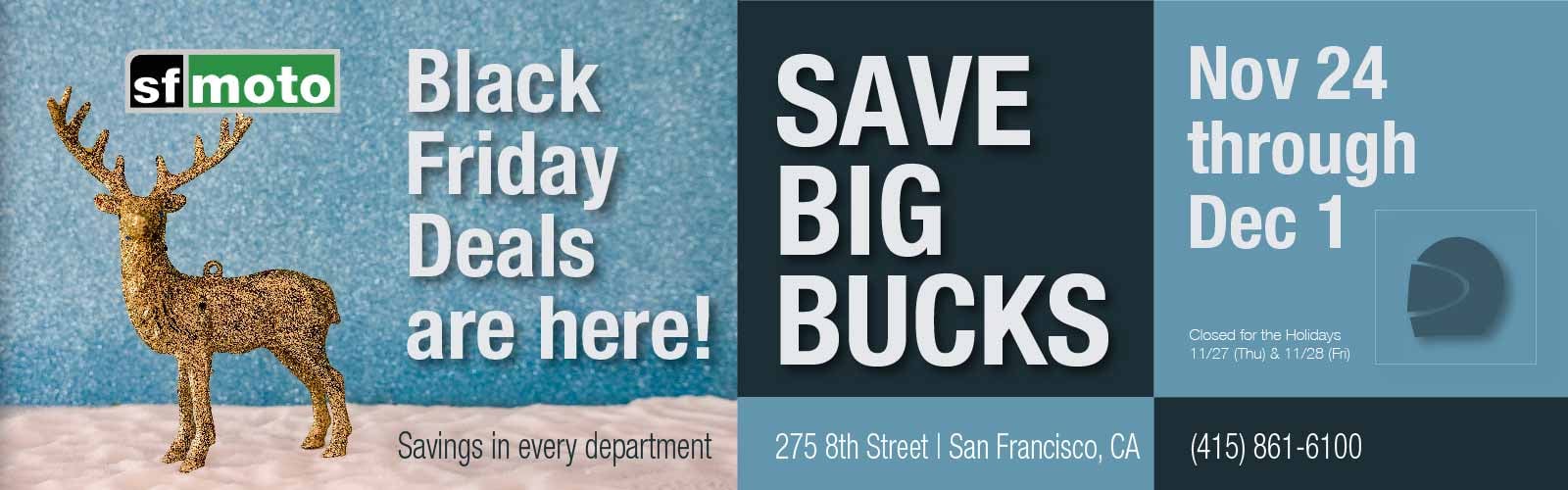 2025 Black Friday Banner Big Bucks