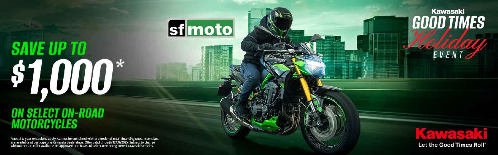 2025 Kawasaki Holiday Banner