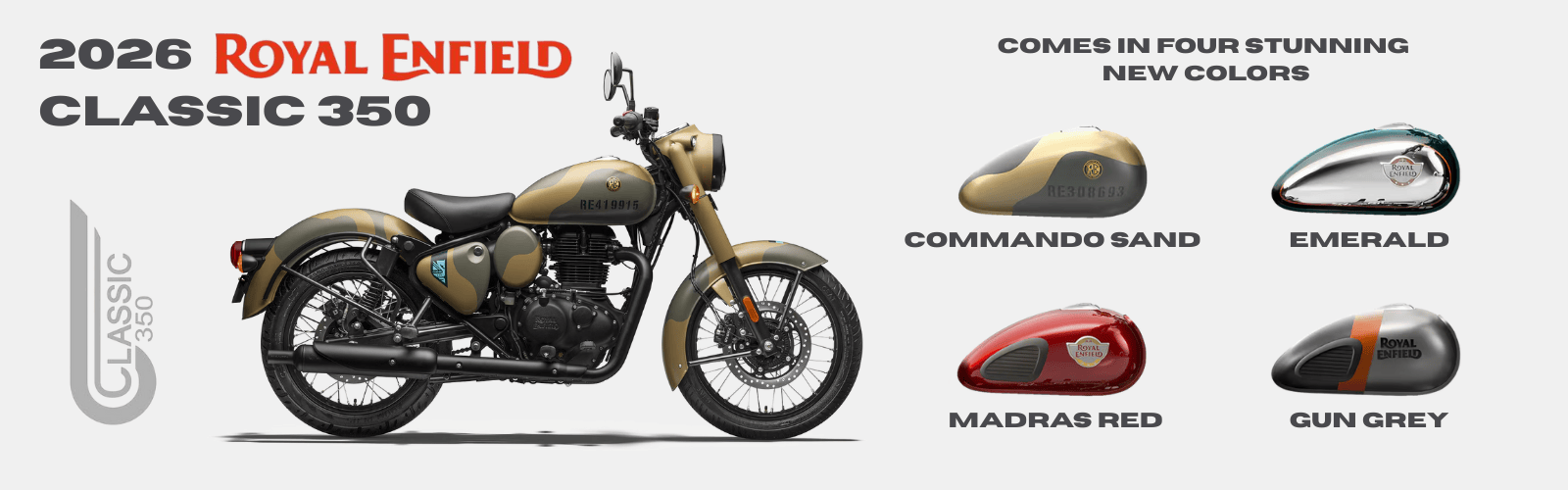 2026 Classic 350 Banner