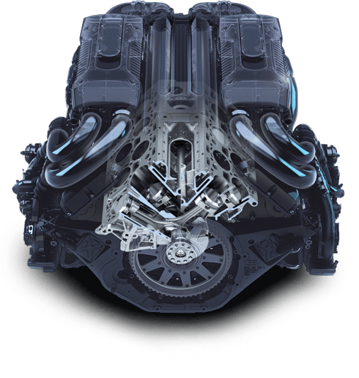 Bugatti Chiron Motor 2