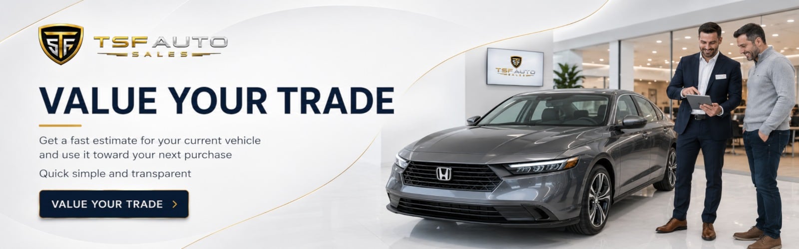 TSF Auto Sales - Value Your Trade 8-20-26