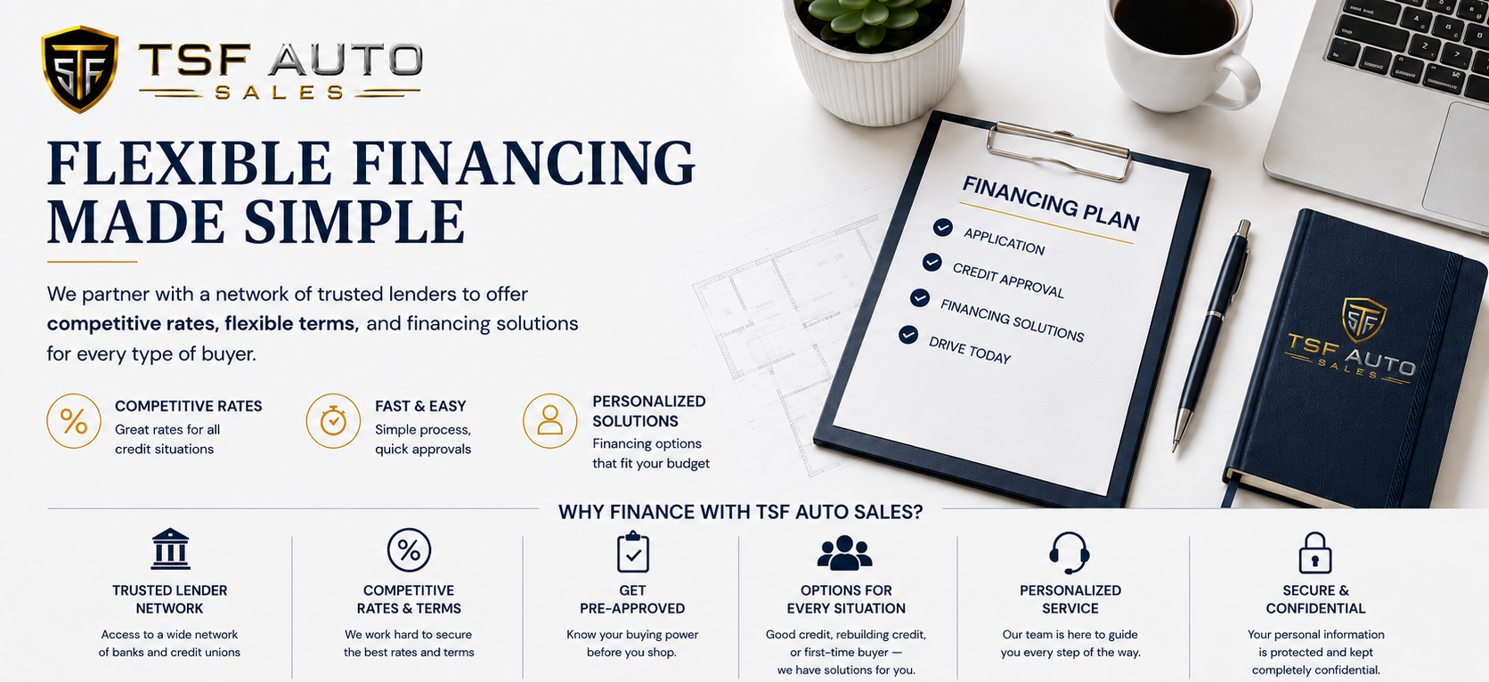 Flexible Financing Made Simple - TSF Auto Sales