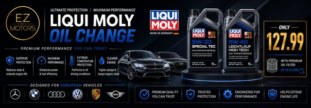 Liqui Moly Full Synthetic Oil Change